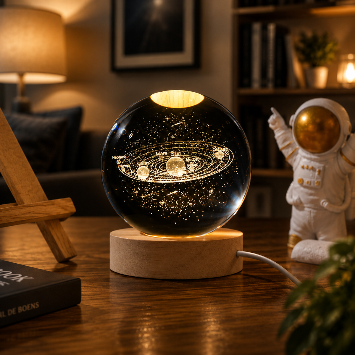 3D Space Orb Lamp