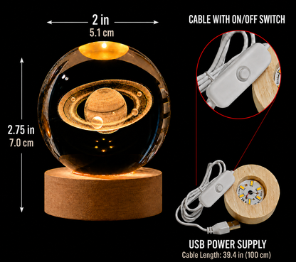 3D Space Orb Lamp